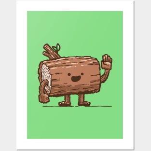 The Friendly Log Posters and Art